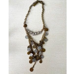Brass Coin Necklace